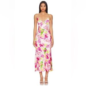 Bardot Malinda Slip Dress in Water Floral, size 4 NWT